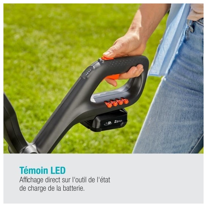 Coupe-bordure a batterie GARDENA - EasyCut 23/18V P4A - 18V - 23 cm
