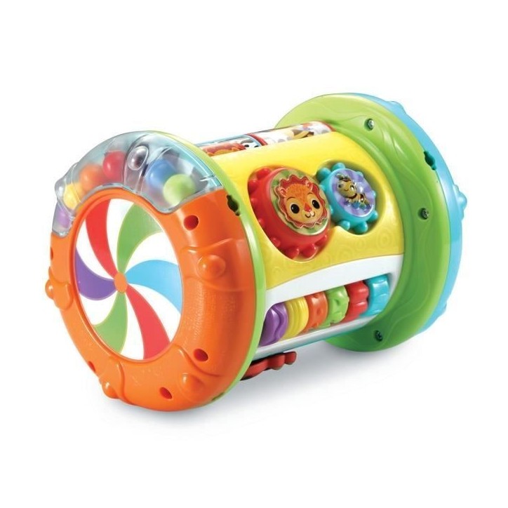 Rouleau d'activités interactif VTECH MAGI ROULEAU TAM-TAM 3 EN 1 pour bébé de 9 a 36 mois - Blanc/Multicolore Rouleau d'activités interactif VTECH MAGI ROULEAU TAM-TAM 3 EN 1 pour bébé de 9 a 36 mois - Blanc/Multicolore