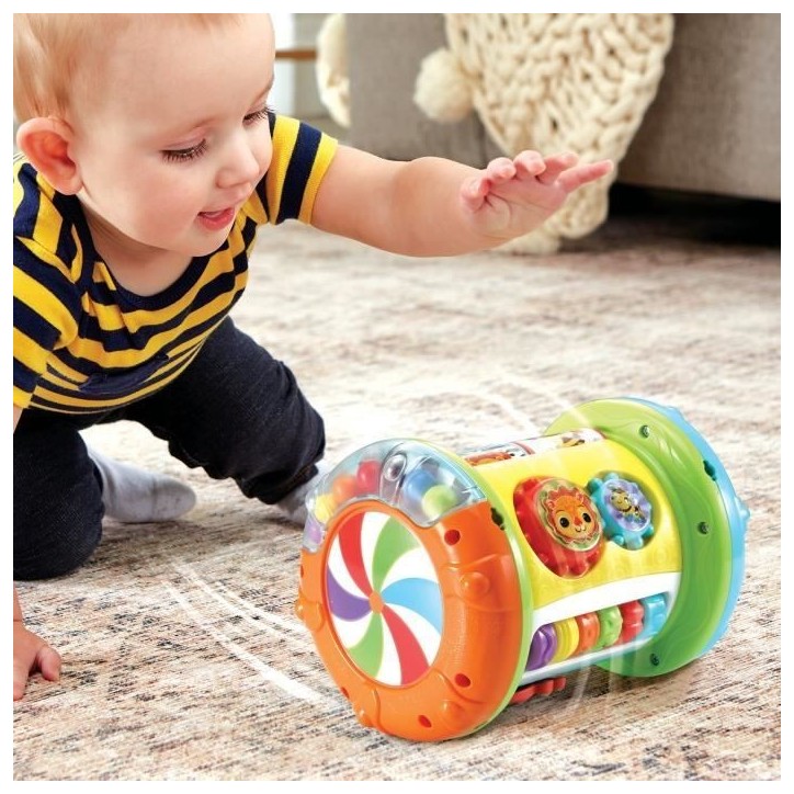 Rouleau d'activités interactif VTECH MAGI ROULEAU TAM-TAM 3 EN 1 pour bébé de 9 a 36 mois - Blanc/Multicolore Rouleau d'activités interactif VTECH MAGI ROULEAU TAM-TAM 3 EN 1 pour bébé de 9 a 36 mois - Blanc/Multicolore