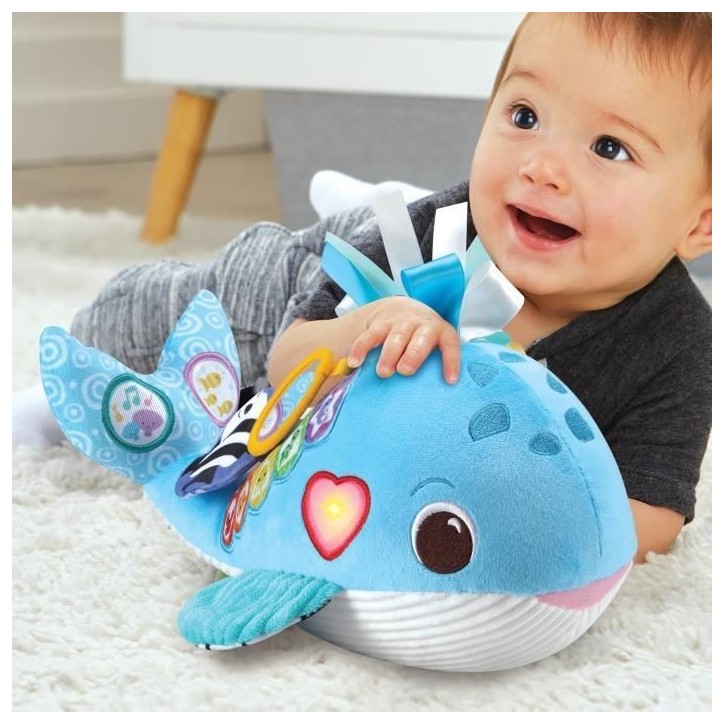 VTECH OCÉANE, MA BALEINE MUSICALE (BOUTEILLES PLASTIQUES RECYCLÉES)