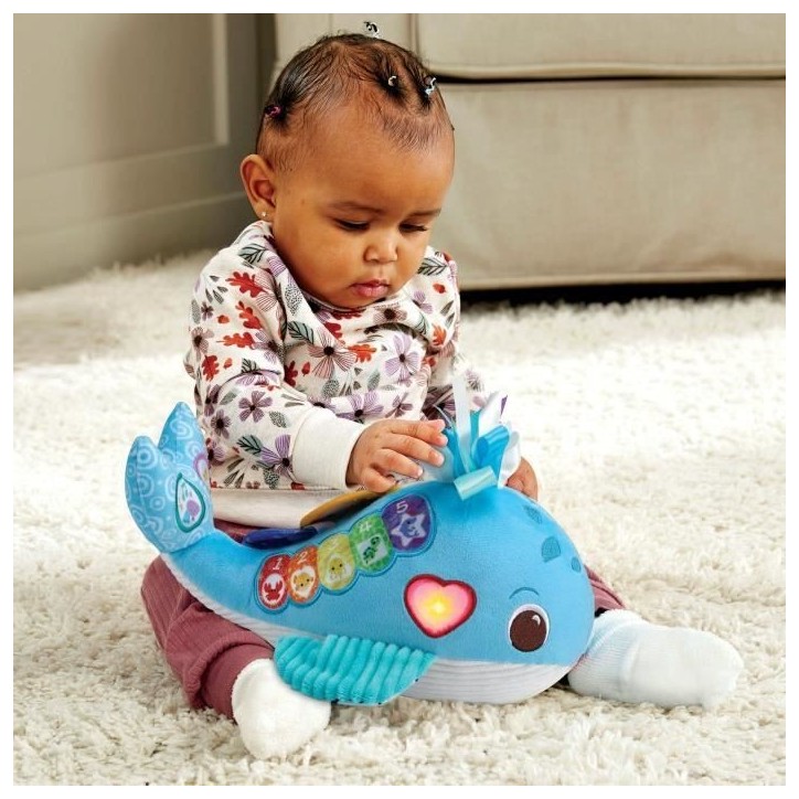 VTECH OCÉANE, MA BALEINE MUSICALE (BOUTEILLES PLASTIQUES RECYCLÉES)