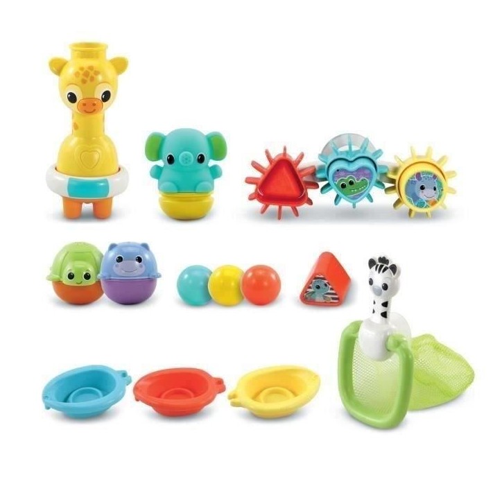 Coffret de bain multi-activité VTECH MAXI - Girafe mécanique - Pour enfants de 5 mois a 5 ans