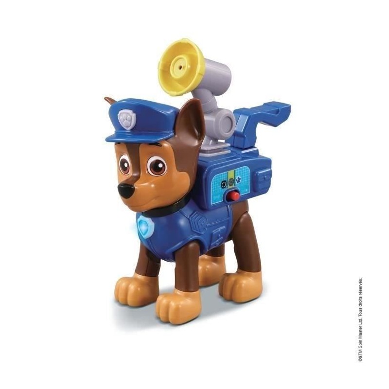Figurine interactive VTECH Pat Patrouille - Chase avec accessoires de Figurine interactive VTECH Pat Patrouille - Chase avec accessoires de