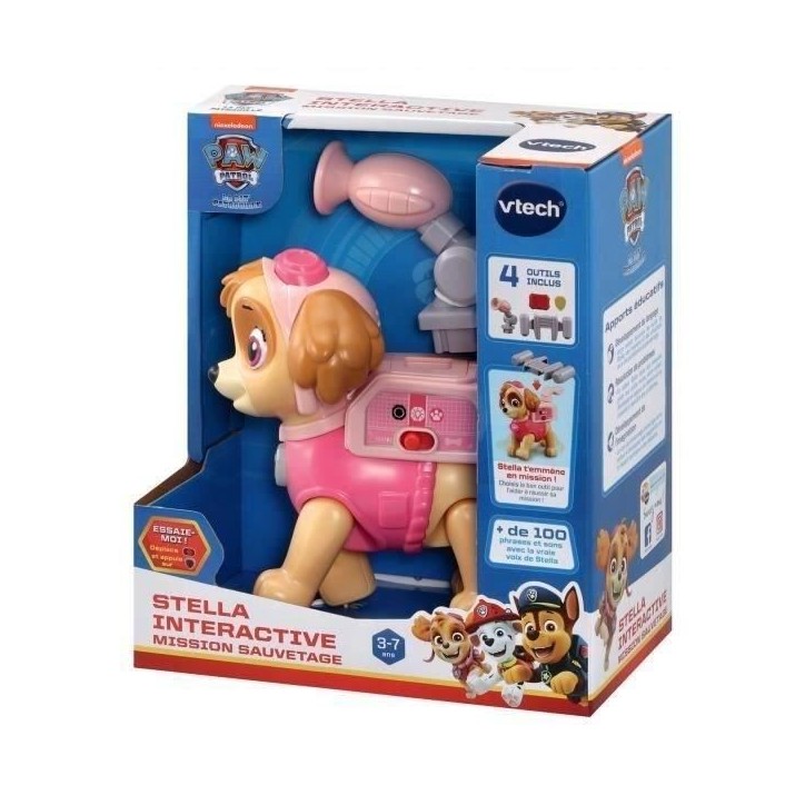 Jouet interactif VTECH Pat Patrouille - Stella pour mission de sauvetage