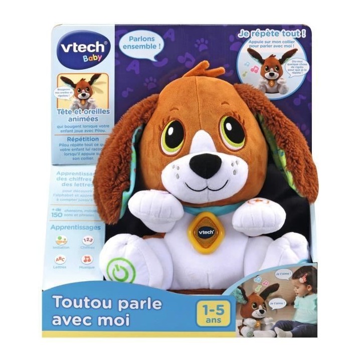 VTECH BABY - Toutou parle avec moi - Brun VTECH BABY - Toutou parle avec moi - Brun