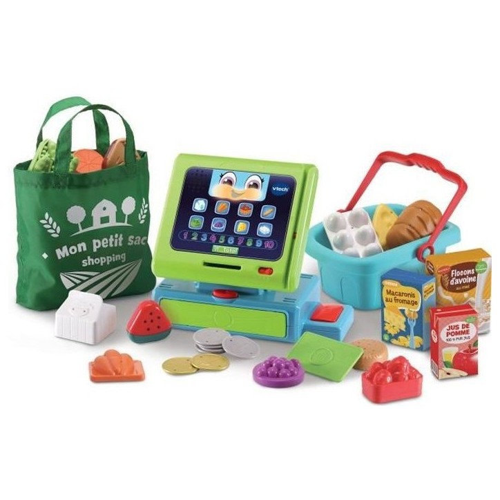 VTECH - 1,2,3 Imite-Moi - Caisse Enregistreuse Interactive Maxi Shopping - Jouet d'Imitation Enfant VTECH - 1,2,3 Imite-Moi - Caisse Enregistreuse Interactive Maxi Shopping - Jouet d'Imitation Enfant