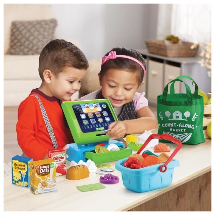 VTECH - 1,2,3 Imite-Moi - Caisse Enregistreuse Interactive Maxi Shopping - Jouet d'Imitation Enfant VTECH - 1,2,3 Imite-Moi - Caisse Enregistreuse Interactive Maxi Shopping - Jouet d'Imitation Enfant