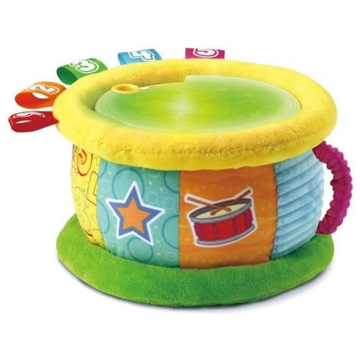 Tambour Lumi Magique - VTECH BABY - Jouet Musical - Bilingue - Sons et Lumieres