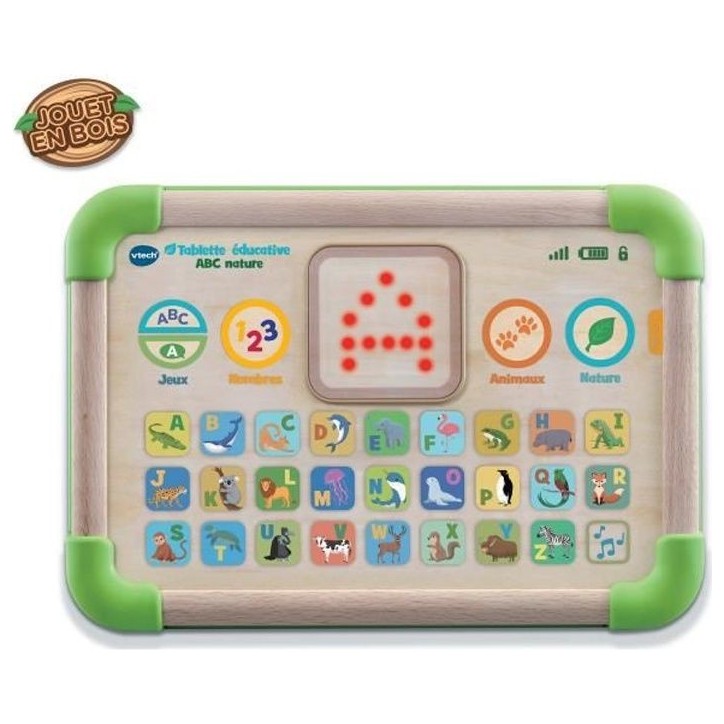 VTECH - Play Green - Tablette Éducative ABC Nature - Jouet Bois FSC VTECH - Play Green - Tablette Éducative ABC Nature - Jouet Bois FSC