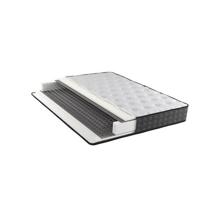 MODAMS Armoni 140 x 190 - 266 Ressorts biconiques - Mousse PU 24kg/m² - Réversible - Ep. 23 cm