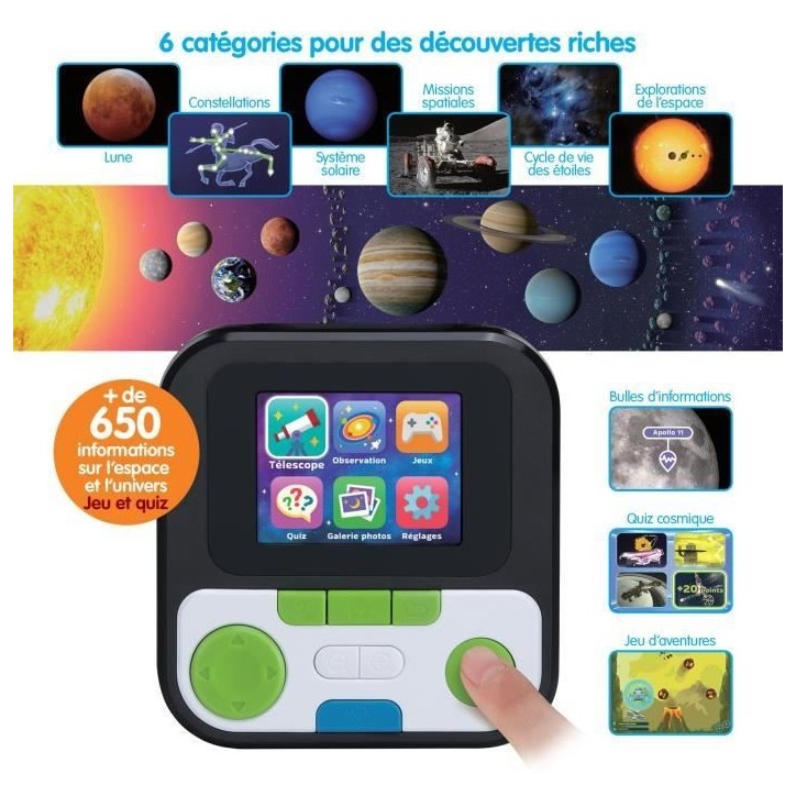 VTECH Genius XL - Télescope vidéo interactif VTECH Genius XL - Télescope vidéo interactif