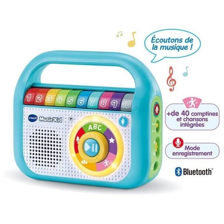 Baladeur Musical - VTECH BABY - Music'kid - 40 chansons - Mixte Baladeur Musical - VTECH BABY - Music'kid - 40 chansons - Mixte