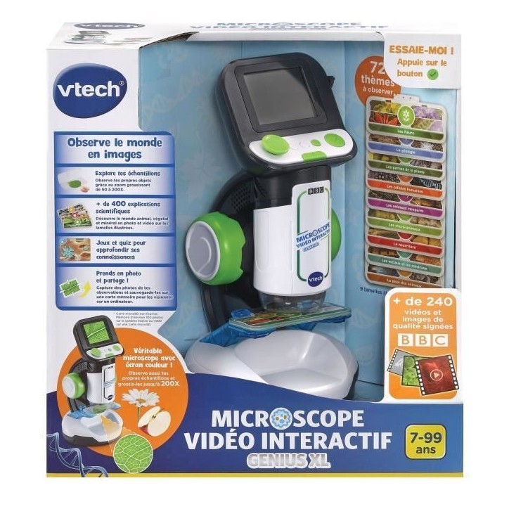 Microscope Vidéo Interactif VTECH - Genius XL Microscope Vidéo Interactif VTECH - Genius XL