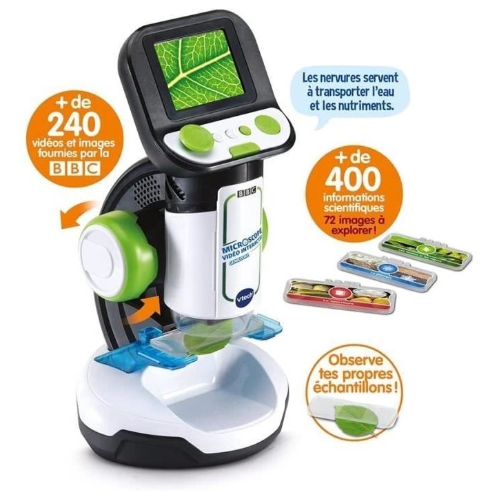 Microscope Vidéo Interactif VTECH - Genius XL Microscope Vidéo Interactif VTECH - Genius XL