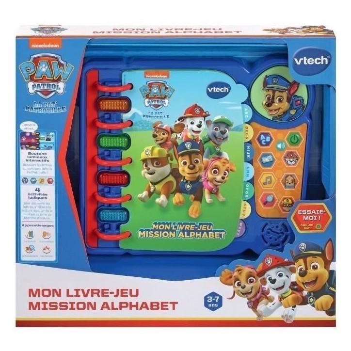 Vech Pat patrouille - Mon livre-jeu mission alphabet