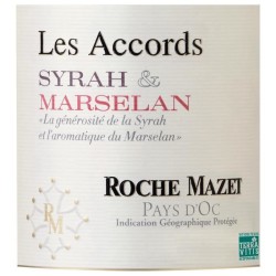 Les Accords de Roche Mazet 2023 Syrah & Marselan Pays d'Oc - Vin rouge