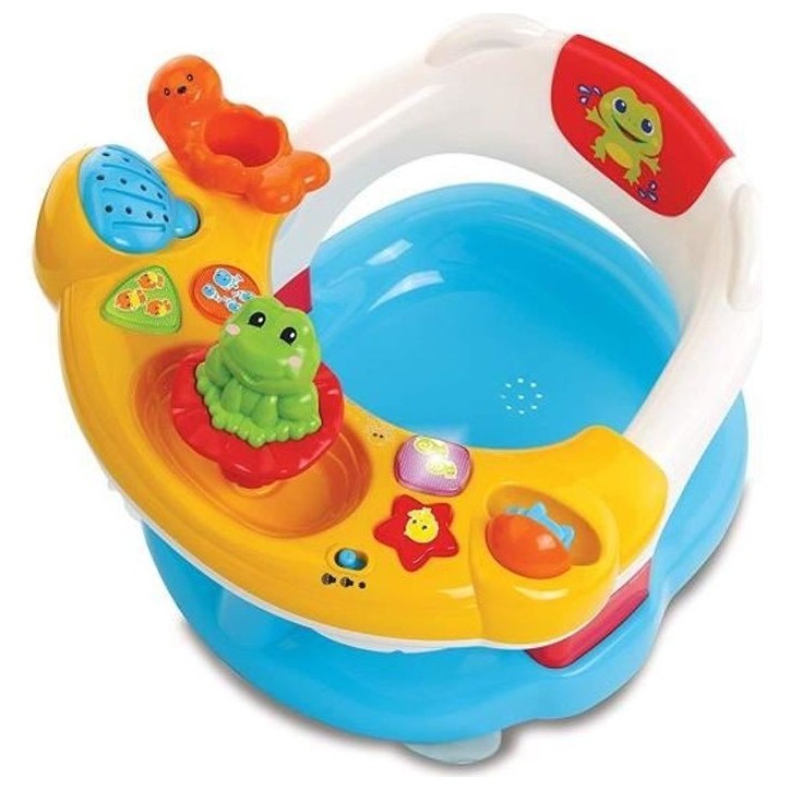 VTECH BABY - Jouet de Bain - Super Siege de Bain Interactif 2 en 1