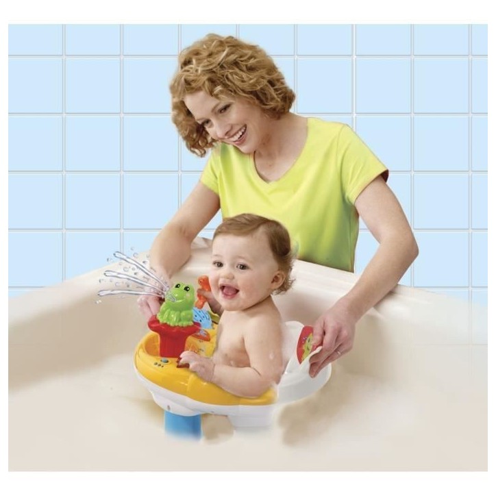 VTECH BABY - Jouet de Bain - Super Siege de Bain Interactif 2 en 1