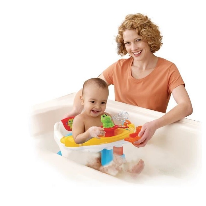 VTECH BABY - Jouet de Bain - Super Siege de Bain Interactif 2 en 1