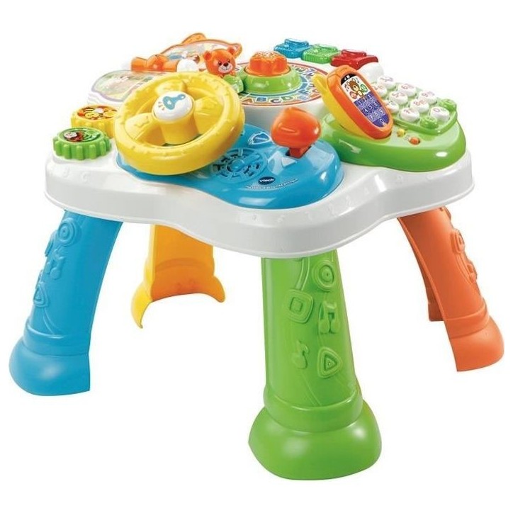 Table d'activités bilingue VTECH - Ma Table D'Activités Bilingue - Multicolore - 100% bilingue - 9 mois et plus