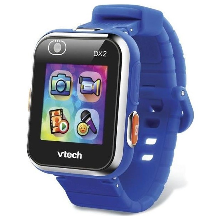 VTECH - Kidizoom Smartwatch Connect DX2 Bleue - Montre Photos et Vidéos