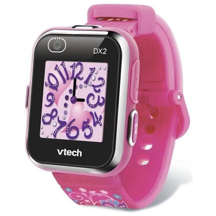 VTECH - Kidizoom Smartwatch Connect DX2 Rose - Montre Photos et Vidéos