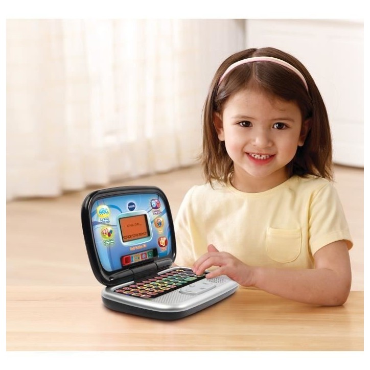 Ordinateur Interactif Enfant - VTECH - Genius Kid - 20 activités éducatives - Noir Ordinateur Interactif Enfant - VTECH - Genius Kid - 20 activités éducatives - Noir