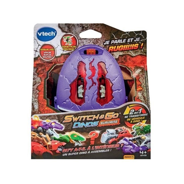 VTECH SWITCH & GO DINOS SURPRISE V2 (6 MODELES DIFFERENTS)