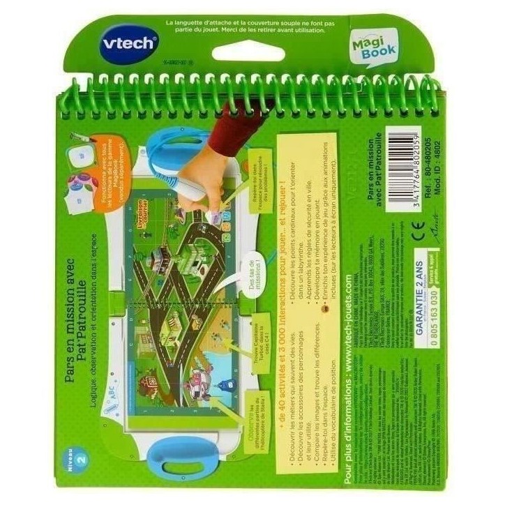 Livre Interactif Magibook - VTECH - La Pat' Patrouille - Niveau 2 - 32 pages illustrées