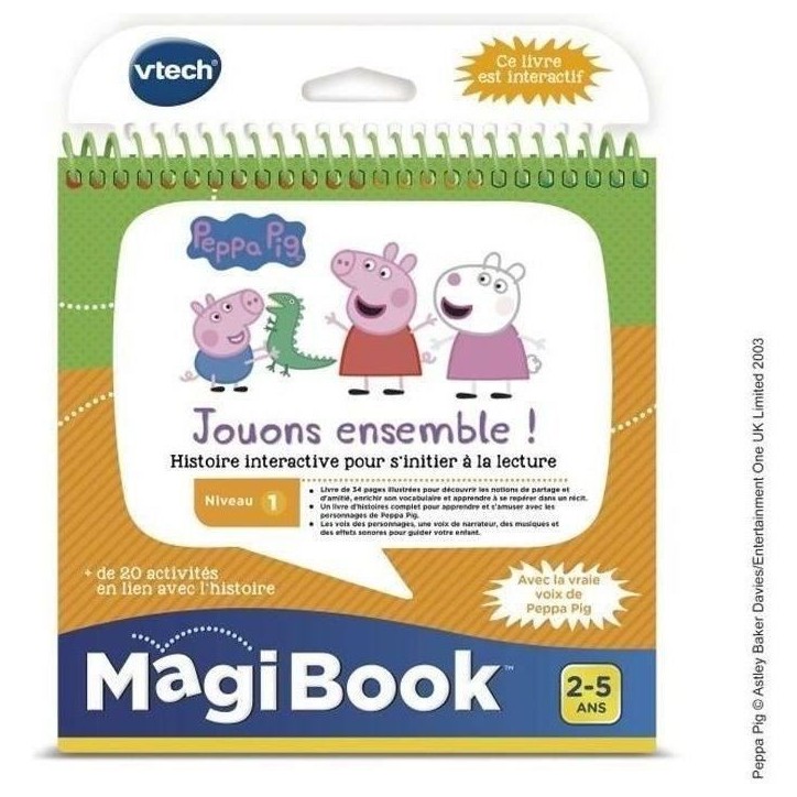 Livre Interactif Magibook - Peppa Pig - Niveau 1 - VTECH