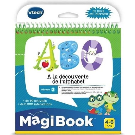 VTECH - Livre Interactif Magibook - ABC, a La Découverte De L'Alphabe