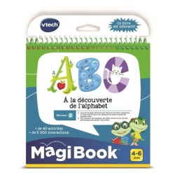 VTECH - Livre Interactif Magibook - ABC, a La Découverte De L'Alphabe