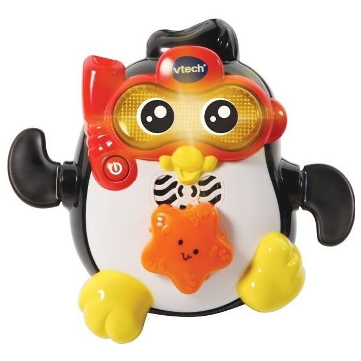 Jouet de Bain interactif VTECH BABY - Gédéon, Champion de Natation - Pingouin Nageur pour Bébé des 1 an Jouet de Bain interactif VTECH BABY - Gédéon, Champion de Natation - Pingouin Nageur pour Bébé des 1 an