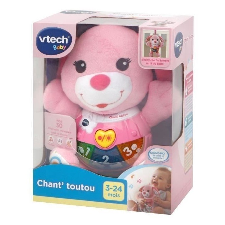 Jouet Peluche - Vtech- Chant'toutou 502355 Rose