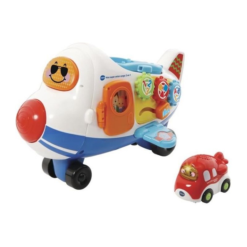 Avion Cargo 2 en 1 Tut Tut Bolides de VTECH pour enfants des 12 mois Avion Cargo 2 en 1 Tut Tut Bolides de VTECH pour enfants des 12 mois
