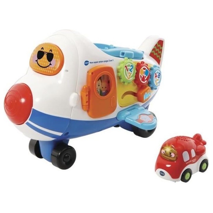 Avion Cargo 2 en 1 Tut Tut Bolides de VTECH pour enfants des 12 mois Avion Cargo 2 en 1 Tut Tut Bolides de VTECH pour enfants des 12 mois