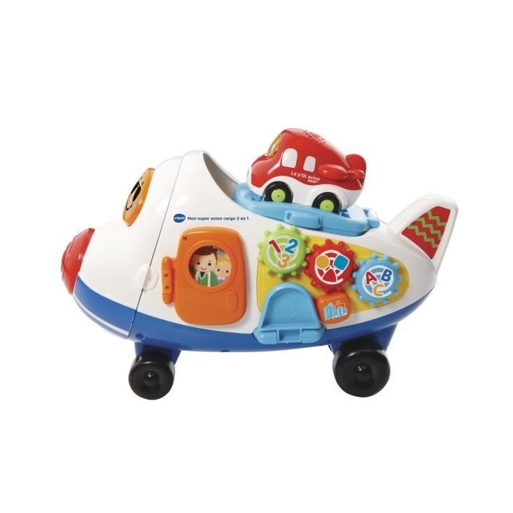 Avion Cargo 2 en 1 Tut Tut Bolides de VTECH pour enfants des 12 mois Avion Cargo 2 en 1 Tut Tut Bolides de VTECH pour enfants des 12 mois