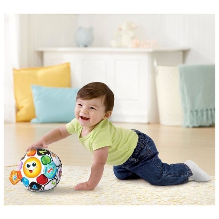 VTECH BABY - Balle d'Éveil - Zozo, Mon Ballon Rigolo - Jouet Éducatif pour Bébé de 6 a 36 Mois VTECH BABY - Balle d'Éveil - Zozo, Mon Ballon Rigolo - Jouet Éducatif pour Bébé de 6 a 36 Mois