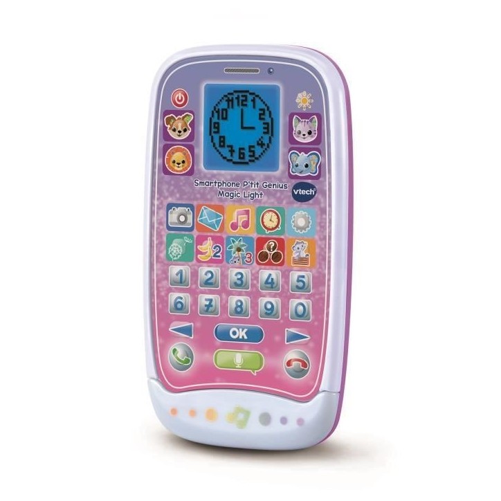 VTECH SMARTPHONE P'TIT GENIUS MAGIC LIGHT ROSE