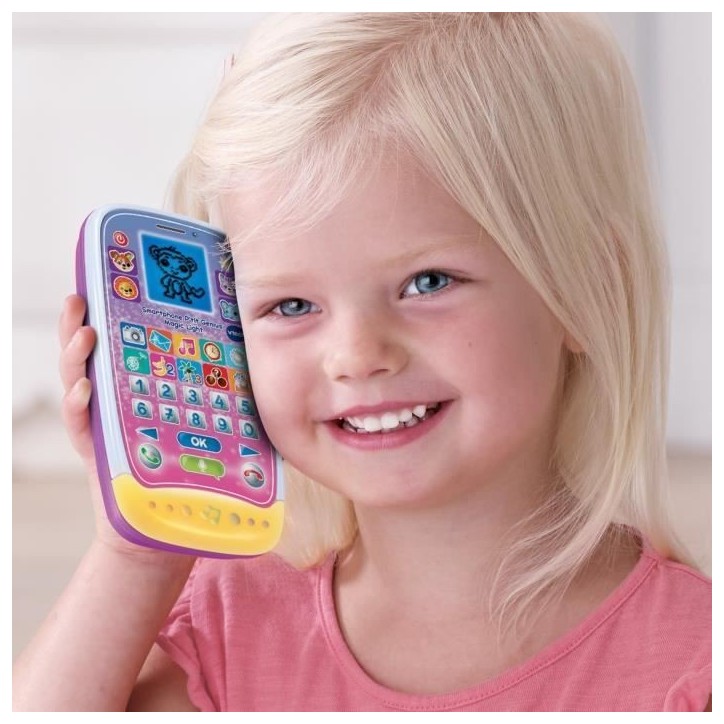 VTECH SMARTPHONE P'TIT GENIUS MAGIC LIGHT ROSE