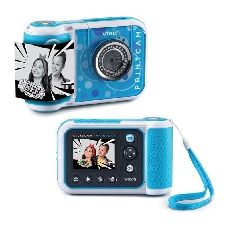VTech KidiZoom Print Cam Bleu, Appareil photo enfant a impression inst VTech KidiZoom Print Cam Bleu, Appareil photo enfant a impression inst