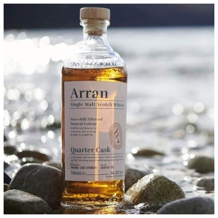Arran - Quarter Cask -avec etui- The Bothy - Single Malt Scotch Whisky - 56,2% Vol. - 70 cl