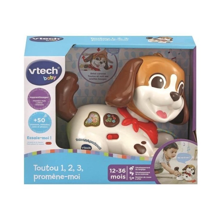 VTECH-TOUTOU, 1,2,3 PROMENE-MOI VTECH-TOUTOU, 1,2,3 PROMENE-MOI