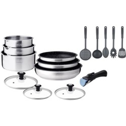 Batterie de cuisine induction - Arthur Martin - AM1275 - Acier inoxyda