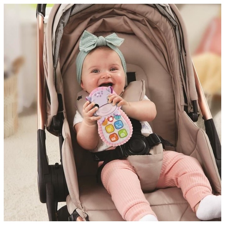 VTECH-ALLO BEBE TOUDOUX ROSE