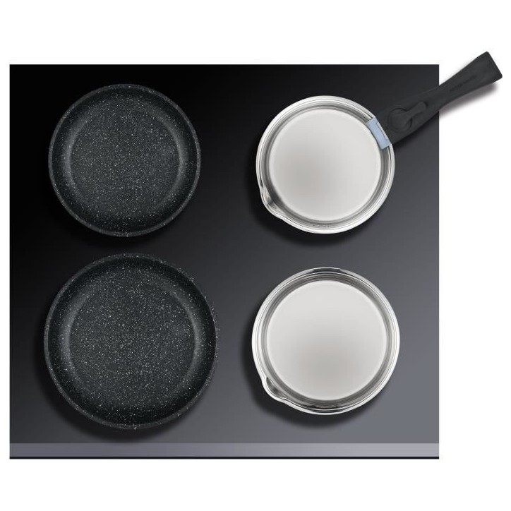 Batterie de cuisine induction - Arthur Martin - AM1275 - Acier inoxydable - 15 pieces - Poignée amovible - Tous feux dont induc