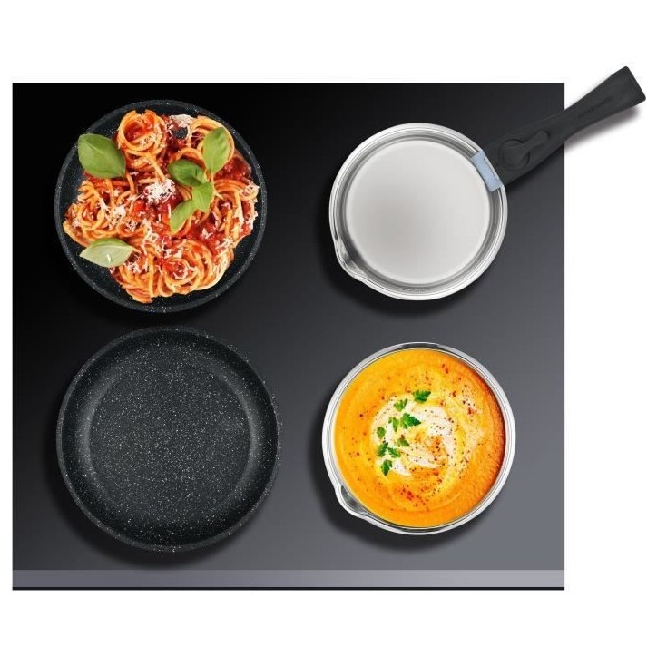 Batterie de cuisine induction - Arthur Martin - AM1275 - Acier inoxydable - 15 pieces - Poignée amovible - Tous feux dont induc
