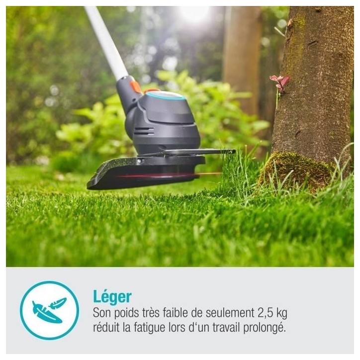 Coupe-bordure a batterie GARDENA ComfortCut 23/18V P4A - 18V - 23 cm
