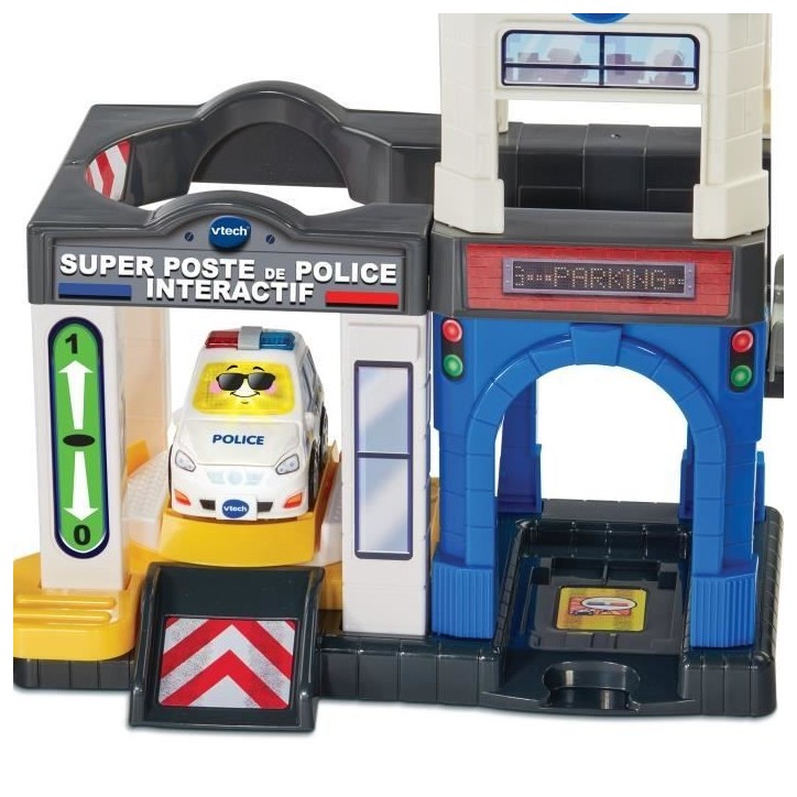 VTECH TUT TUT BOLIDES SERIE PRO - SUPER POSTE DE POLICE INTERACTIF (+ CHRIS, LIEUTENANT DE POLICE)