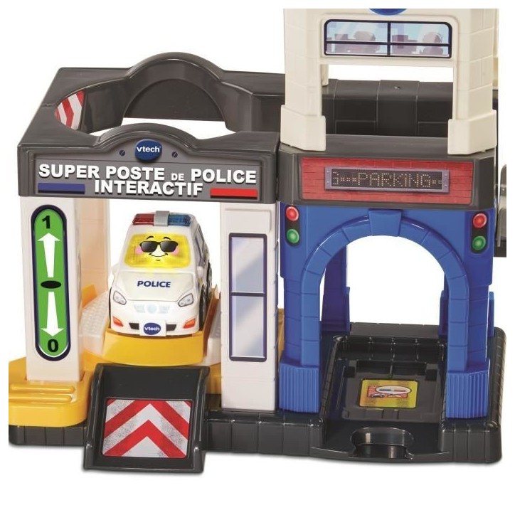 VTECH TUT TUT BOLIDES SERIE PRO - SUPER POSTE DE POLICE INTERACTIF (+ CHRIS, LIEUTENANT DE POLICE)